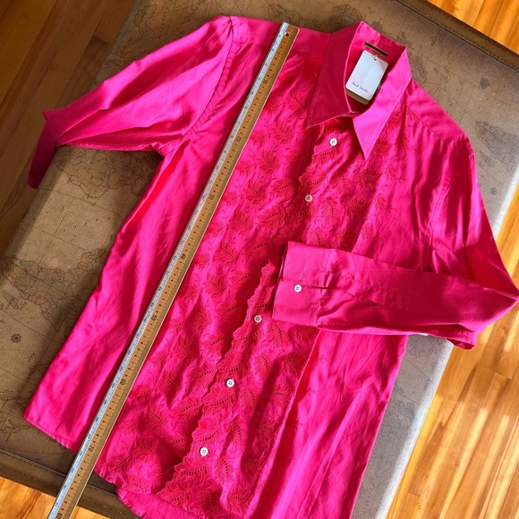 Paul Smith Bright Pink Dress Shirt - Picture 7 of 12